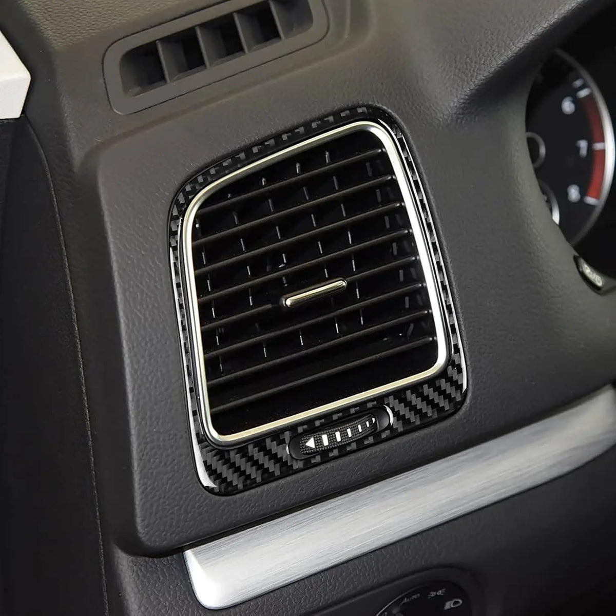 For 10-23 Sharan Left & Right Air Vent Carbon Decor Trim(U.S. Stock)