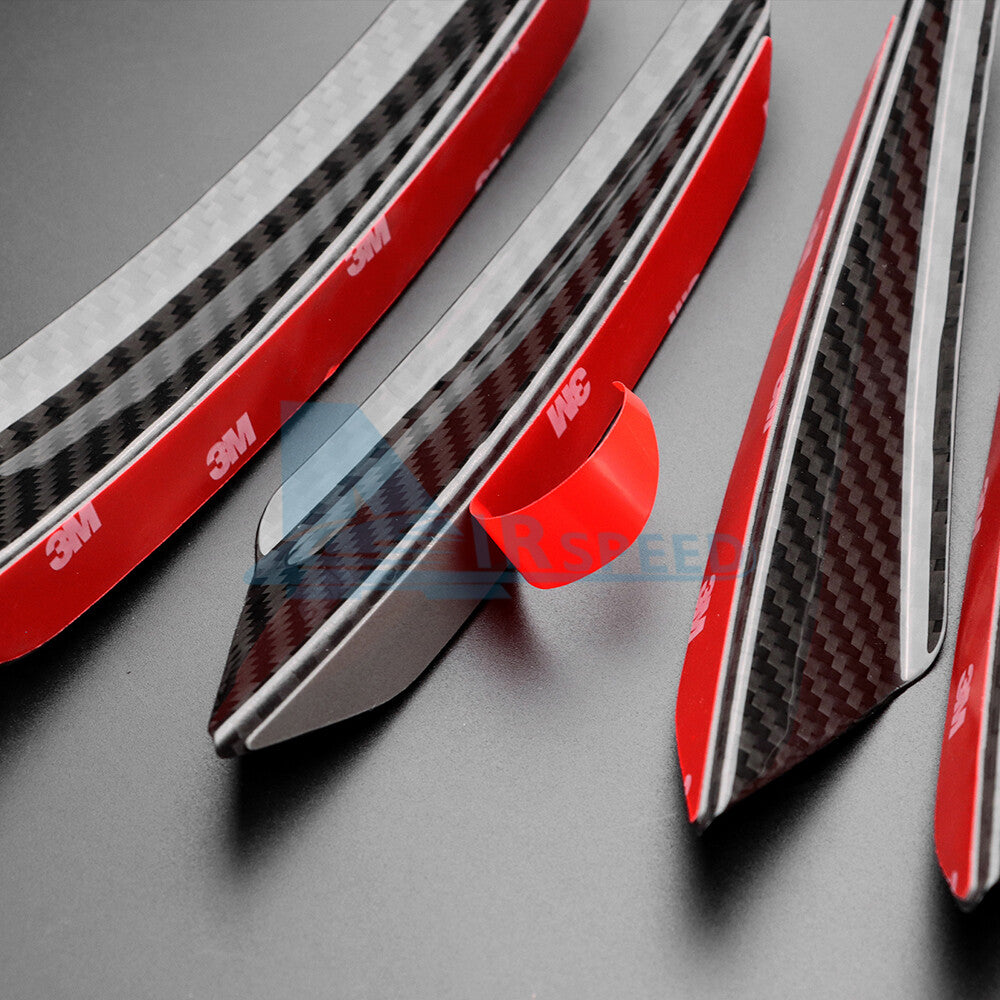 Fender Splash Guard Skirt Mud Flaps REAL Carbon Fiber For Subaru BRZ GR86 21-23 - detail view 9