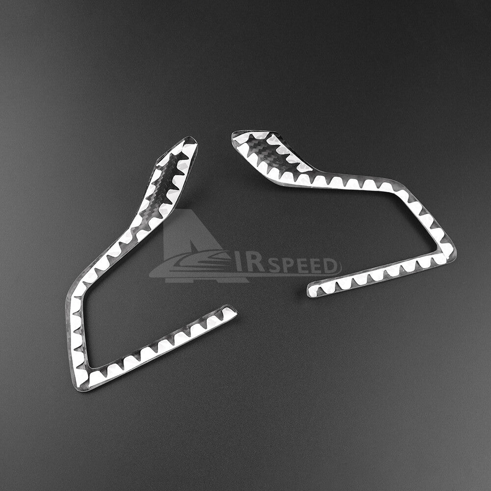 REAL HARD Carbon Fiber Steering Wheel Button Frame Cover For Subaru WRX 22-2023 - detail view 9