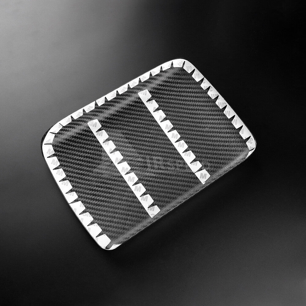RRAL HARD Carbon Fiber Black Center Armrest Box Cover For Subaru WRX 2022-2023 - detail view 9