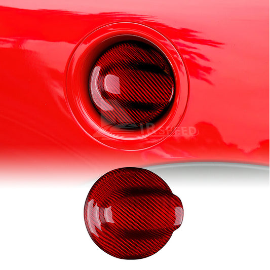 For MINI R55 07-14 R56 06-13 Car Oil Fuel Gas Tank Filler Cap Cover Carbon Fiber - detail view