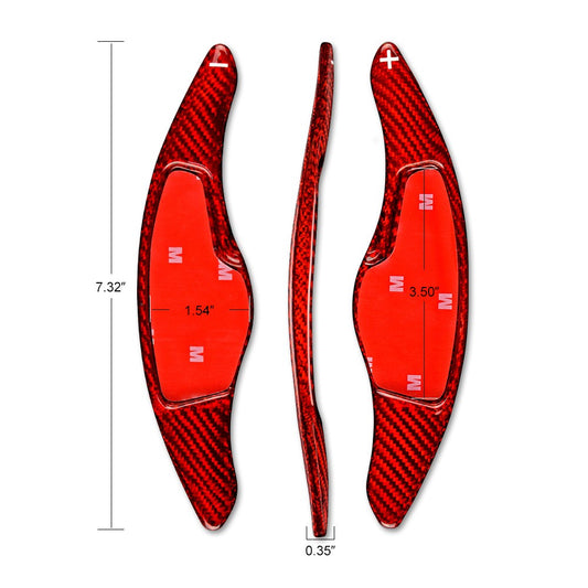 Red Steering Wheel Paddle Shifter Extension For Hyundai Sonata VII (LF) 2014-19