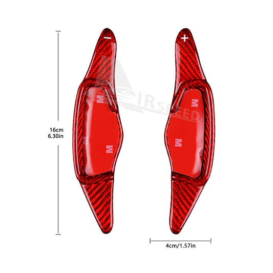 Red Steering Wheel Paddle Shifter Extension For Hyundai IONIQ 2019-21 Kona 19-20