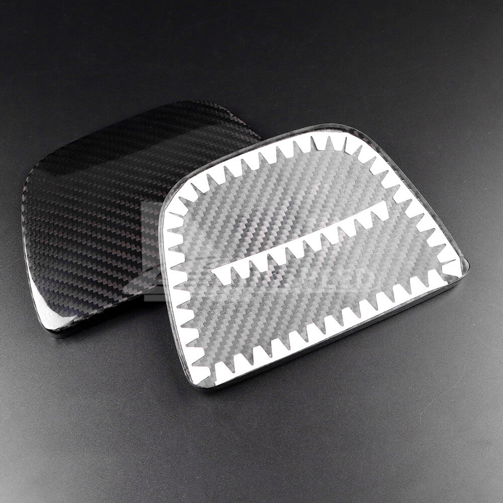 For Subaru BRZ GR86 2021-2023 Rear Seat Upper Cover REAL HARD Carbon Fiber BLACK - detail view 7