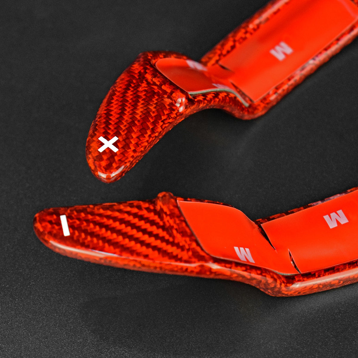 Carbon Fiber Steering Wheel Paddle Shifter For Mini R55 R56 R57 R58 R59 R60 R61 - detail view 8