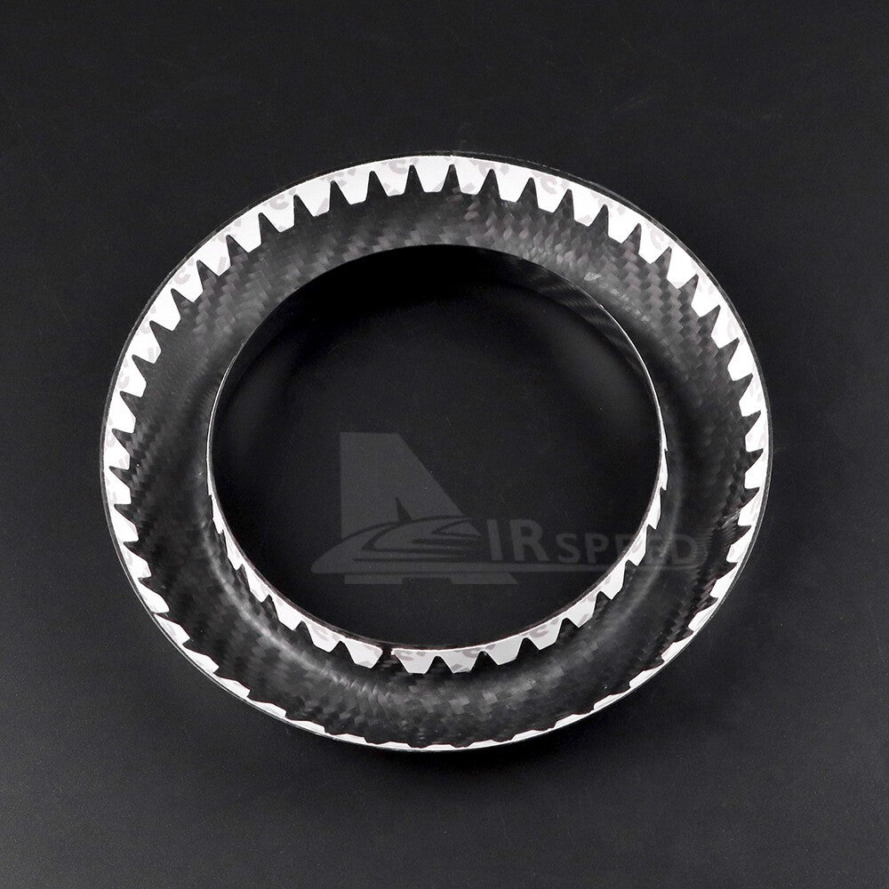 For Mini Cooper F-Series Black Hard Carbon Fiber Gear Shift Panel Frame Cover - detail view 7