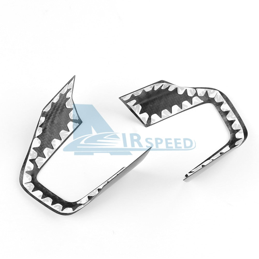 Car Steering Wheel Button Panel Cover Black Carbon Fiber For Mini U25 2024-2026 - detail view 9