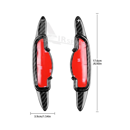 For Genesis GV70 GV80 22-23 Carbon Fiber Steering Wheel Paddle Shifter Extension