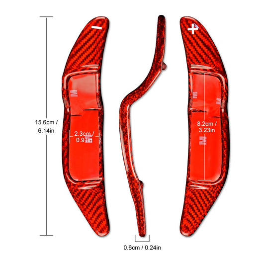Carbon Fiber Steering Wheel Paddle Shifter For Mini R55 R56 R57 R58 R59 R60 R61 - detail view