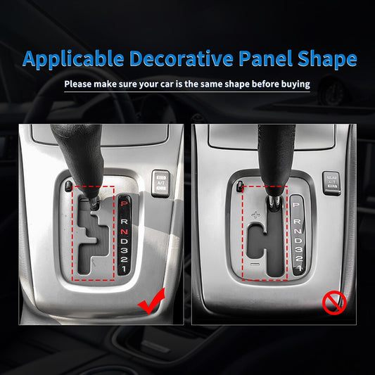 Gear Shift Panel Sticker Carbon Fiber Pattern for Subaru Impreza 2005 2006 2007(U.S. Stock)