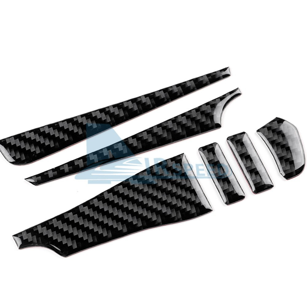 For Mazda 3 Axela 2019-2025 Carbon Fiber Center Console Stickers Decorative Trim
