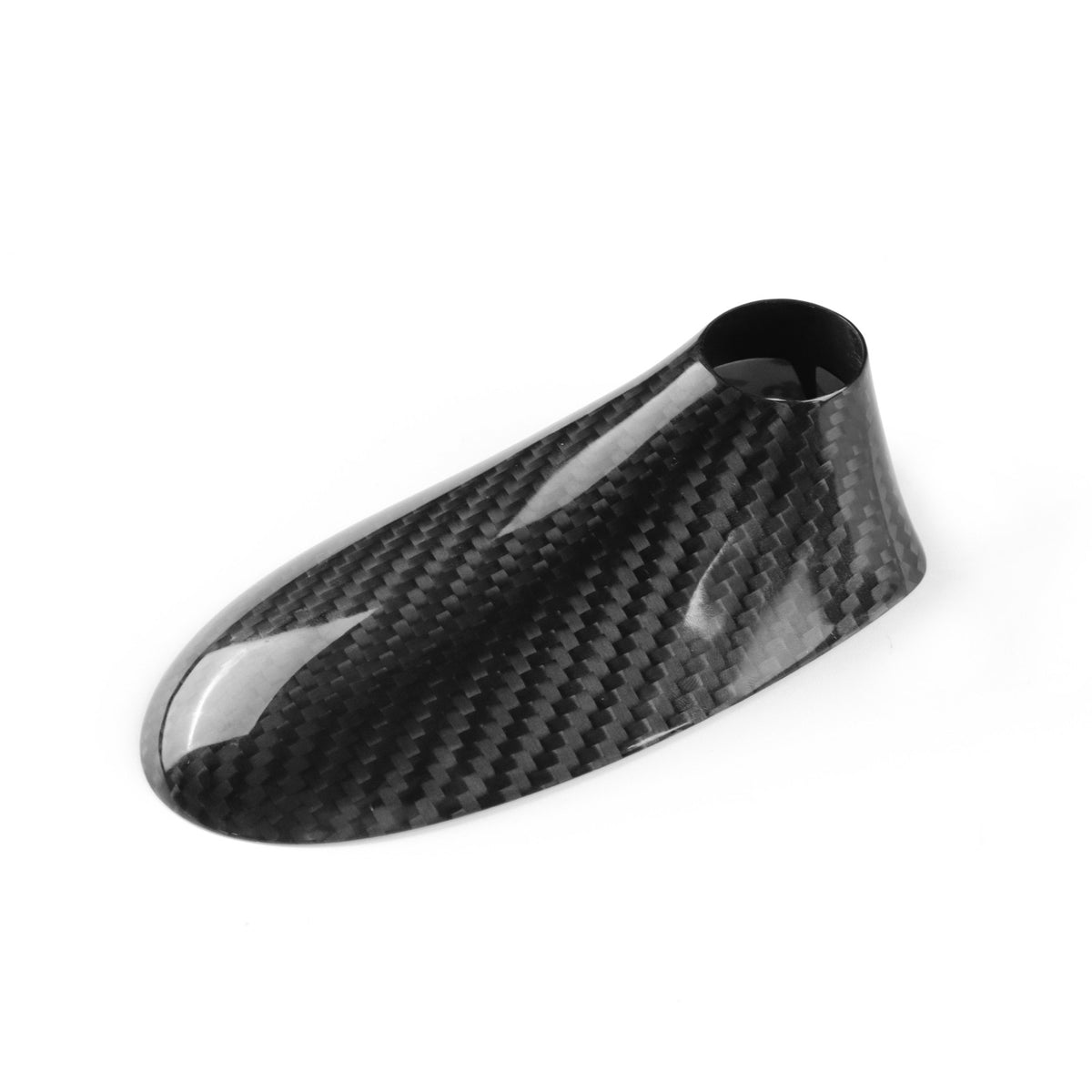 Car Antenna Cover Trim Black Carbon Fiber for FIAT 500 Abarth 595 2016-2024 - detail view 10