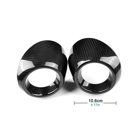 HARD Carbon Fiber Dashboard Air Outlet Cover For Subaru BRZ Toyota GR86 21-23 - detail view