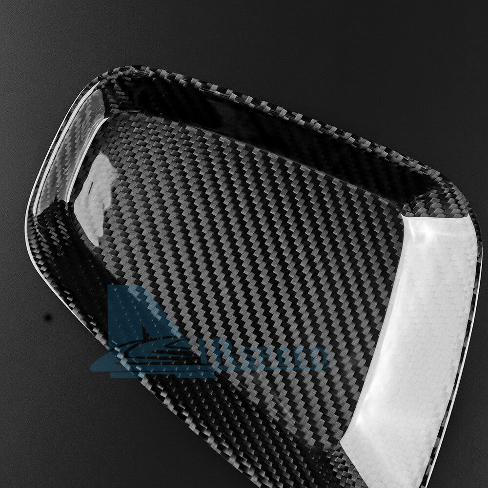 Real Hard Carbon Fiber Tail light Center Cover For Fiat 500 Abarth 595 695 17-23 - detail view 10