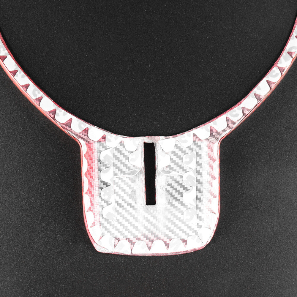 REAL HARD Steering Wheel Panel Cover Carbon Fiber For Subaru BRZ GR86 2013-2020 - detail view 5