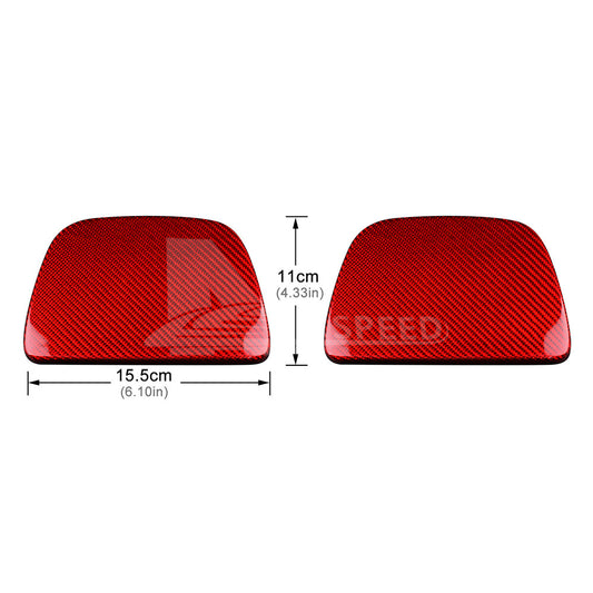 REAL HARD Carbon Fiber Rear Seat Upper Panel Cover For Subaru BRZ GR86 2021-2023 - detail view