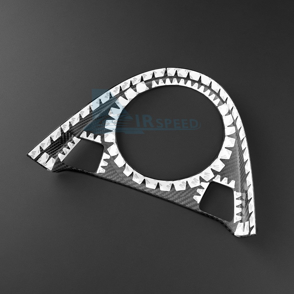 For Fiat 500 08-15 Abarth 595 695 12-15 Car Gear Shift Frame Cover Carbon Fiber - detail view 10