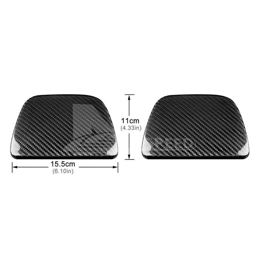 For Subaru BRZ GR86 2021-2023 Rear Seat Upper Cover REAL HARD Carbon Fiber BLACK - detail view