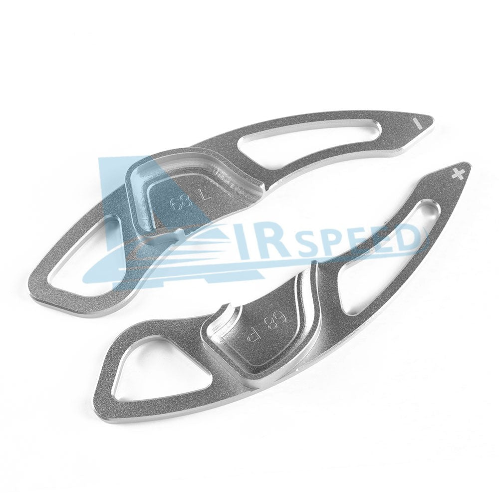For Hyundai Genesis Coupe 09-2011 Steering Wheel Paddle Shifter Extension Silver - FREE GIFT