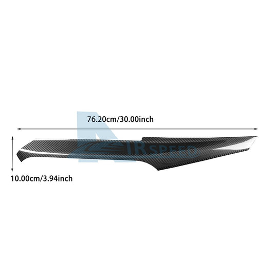 Car Dashboard Decoration Cover Trim Carbon Fiber for BMW 3 Series G20 2025-2026 - detail view