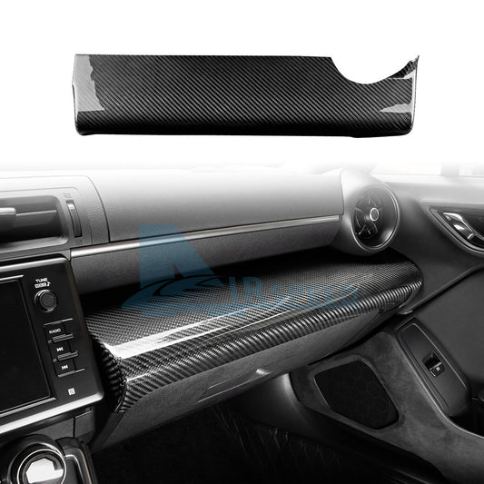 Hard Carbon Co-pilot Dashboard Trim LHD For Subaru BRZ Toyota GR86 2021-2026 - detail view