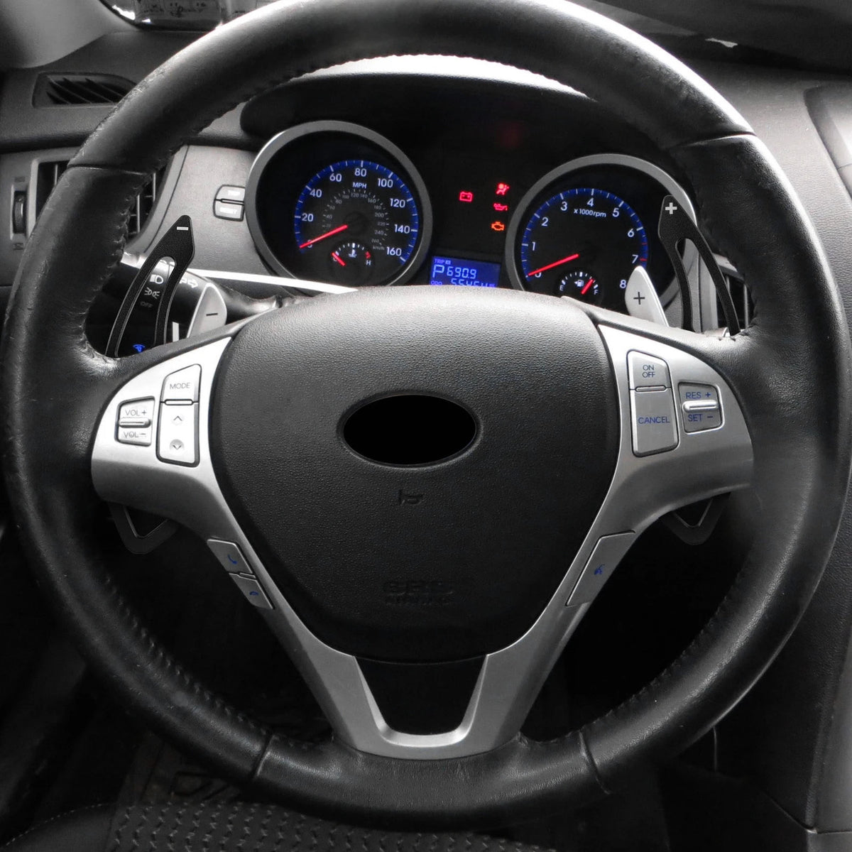 For AP68 2009-2011 Black Alloy Gear Shift Paddles - FREE GIFT