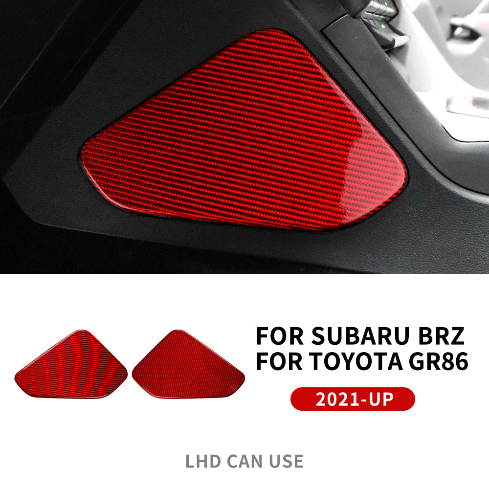Car Center Console Side Panel Stickers Carbon Fiber for Subaru BRZ GR86 21-2026 - detail view 11