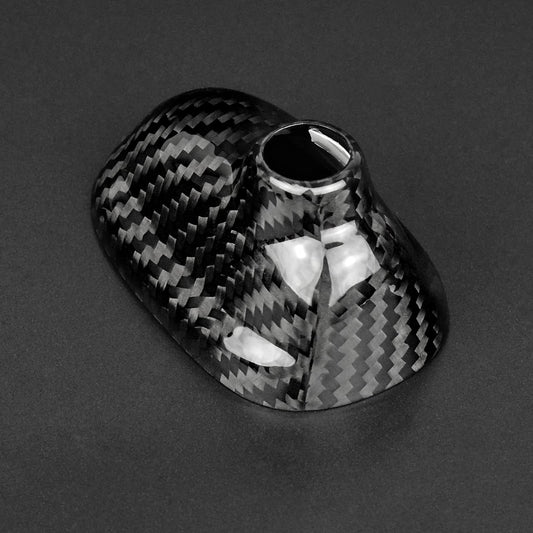 AIRSPEED Carbon Fiber Car Shark Fin Antenna Cover Radio Signal Base for MINI Cooper R55(2007-2014) R56(2006-2013) Accessories (Black) - detail view
