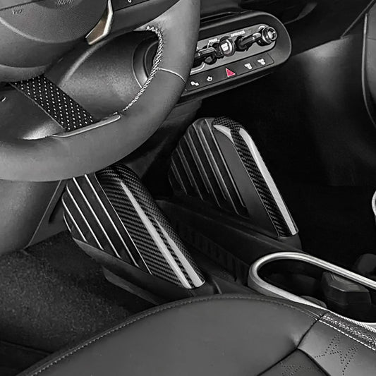 AIRSPEED Real Carbon Fiber Covers, Durable Automotive Accessories for Mini Cooper J01 2024 - detail view