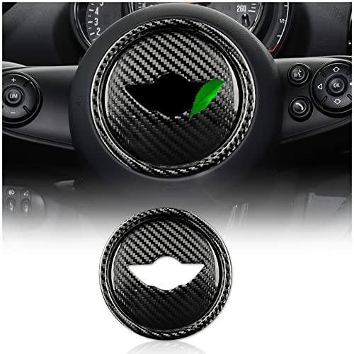 AIRSPEED Real Carbon Fiber Car Steering Wheel Decoration Styling Cover Interior Trim for Mini Cooper Clubman F54 F55 F56 F57 F60 Accessories - detail view 8