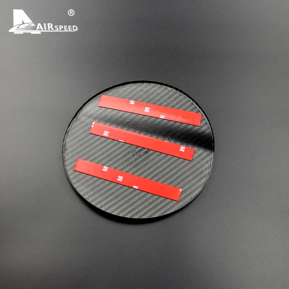 Real Hard Carbon Fiber for Ford Mustang 2015 2016 2017 2018 2019 2020 2021 2022 Accessories Sticker Car Tank Cap Fuel Tank Cover - detail view 6