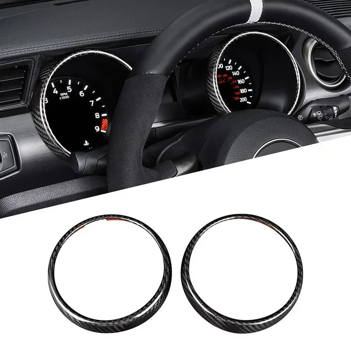 Ford Mustang Carbon Fiber Speedometer Trim (2015–2023)