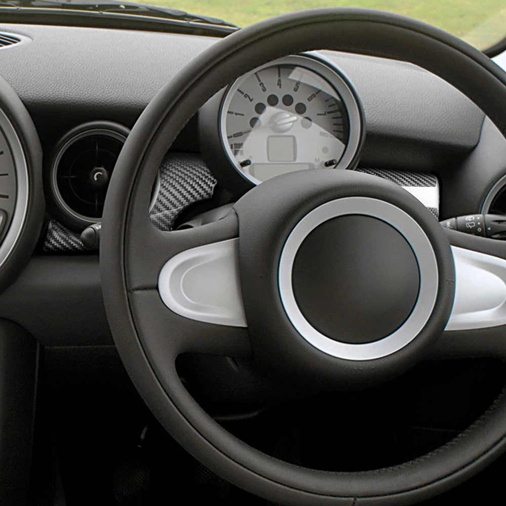 Carbon Fiber Speedometer Lower Panel Cover for Mini R55 R56 2007-2014 R57 09-15 - detail view 7