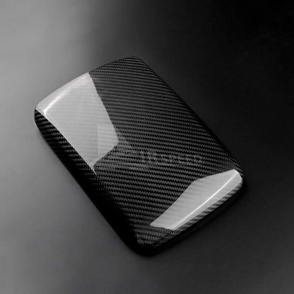 RRAL HARD Carbon Fiber Black Center Armrest Box Cover For Subaru WRX 2022-2023 - detail view 8