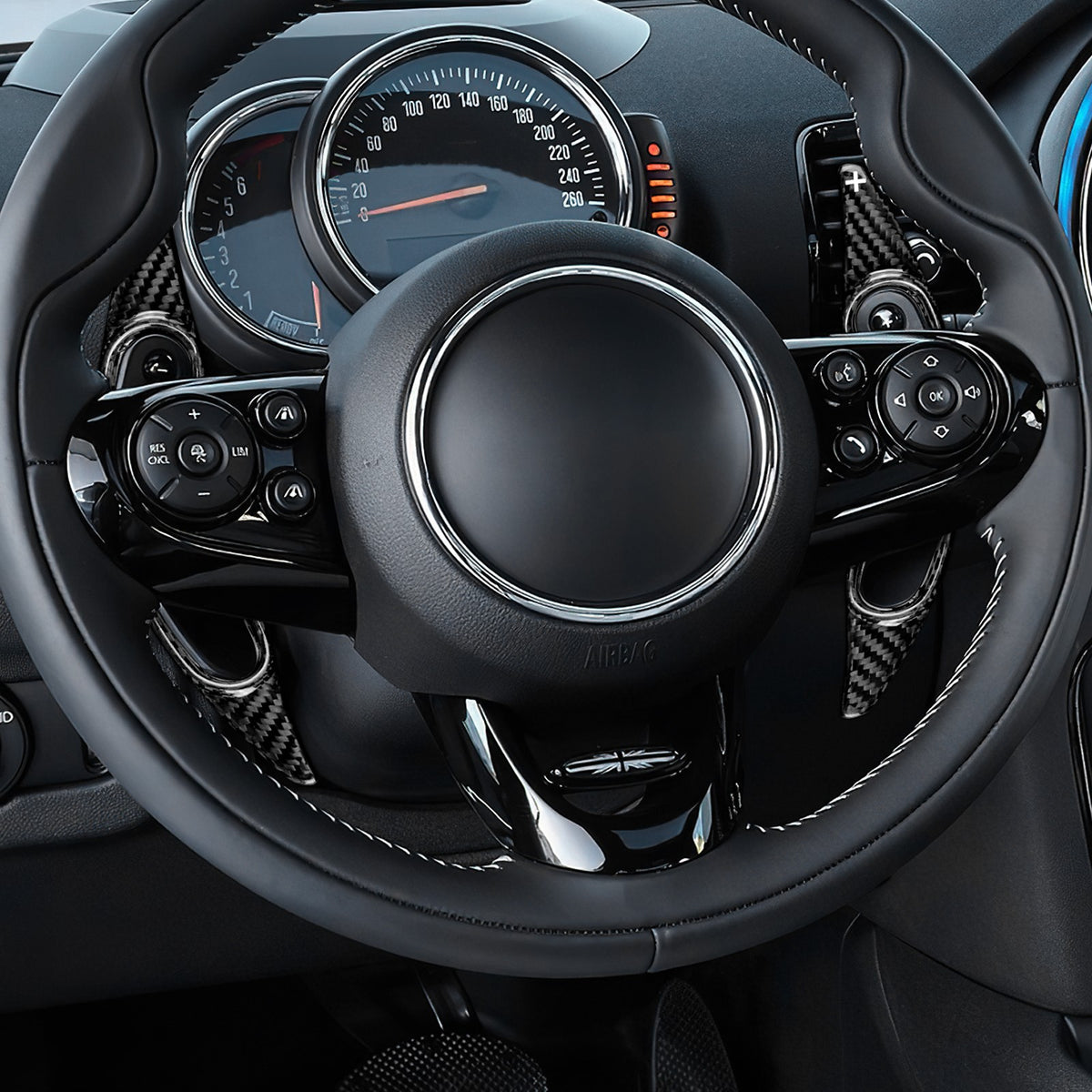 For Mini F54 F57 14-19 F55 F56 13-19 Steering Wheel Paddle Shifter Extension - detail view 9