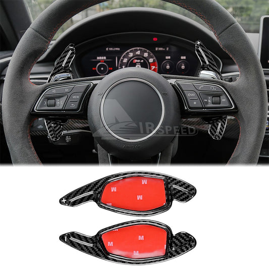 Carbon Fiber For Audi RS RS3 RS4 RS5 R8 TT 2017-22 Steering Wheel Paddle Shifter - product view