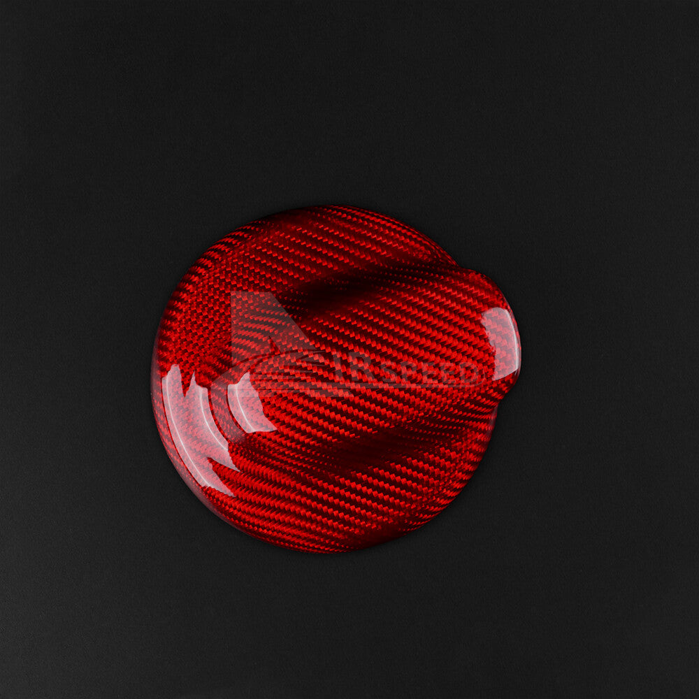 For MINI R55 07-14 R56 06-13 Car Oil Fuel Gas Tank Filler Cap Cover Carbon Fiber - detail view 6
