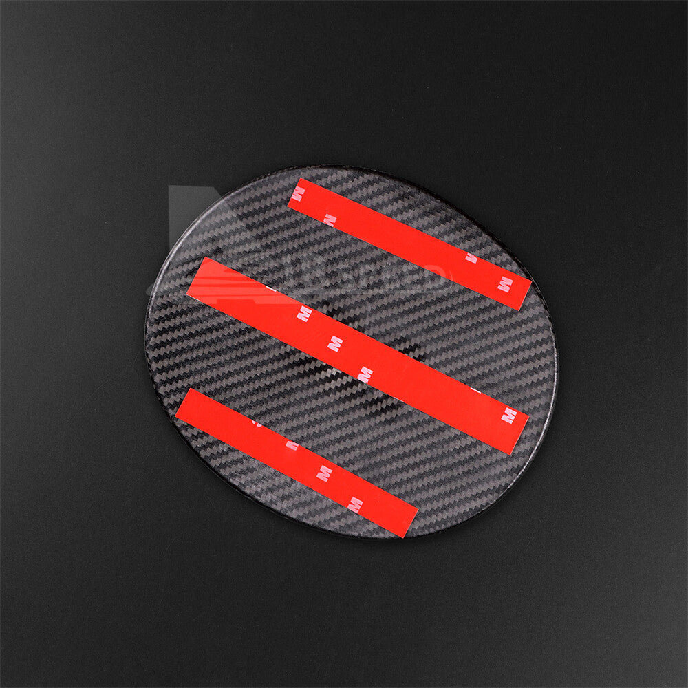 REAL HARD Carbon Fiber Fuel Gas Tank Cap Panel Cover For Subaru WRX 2022-2025 - detail view 8