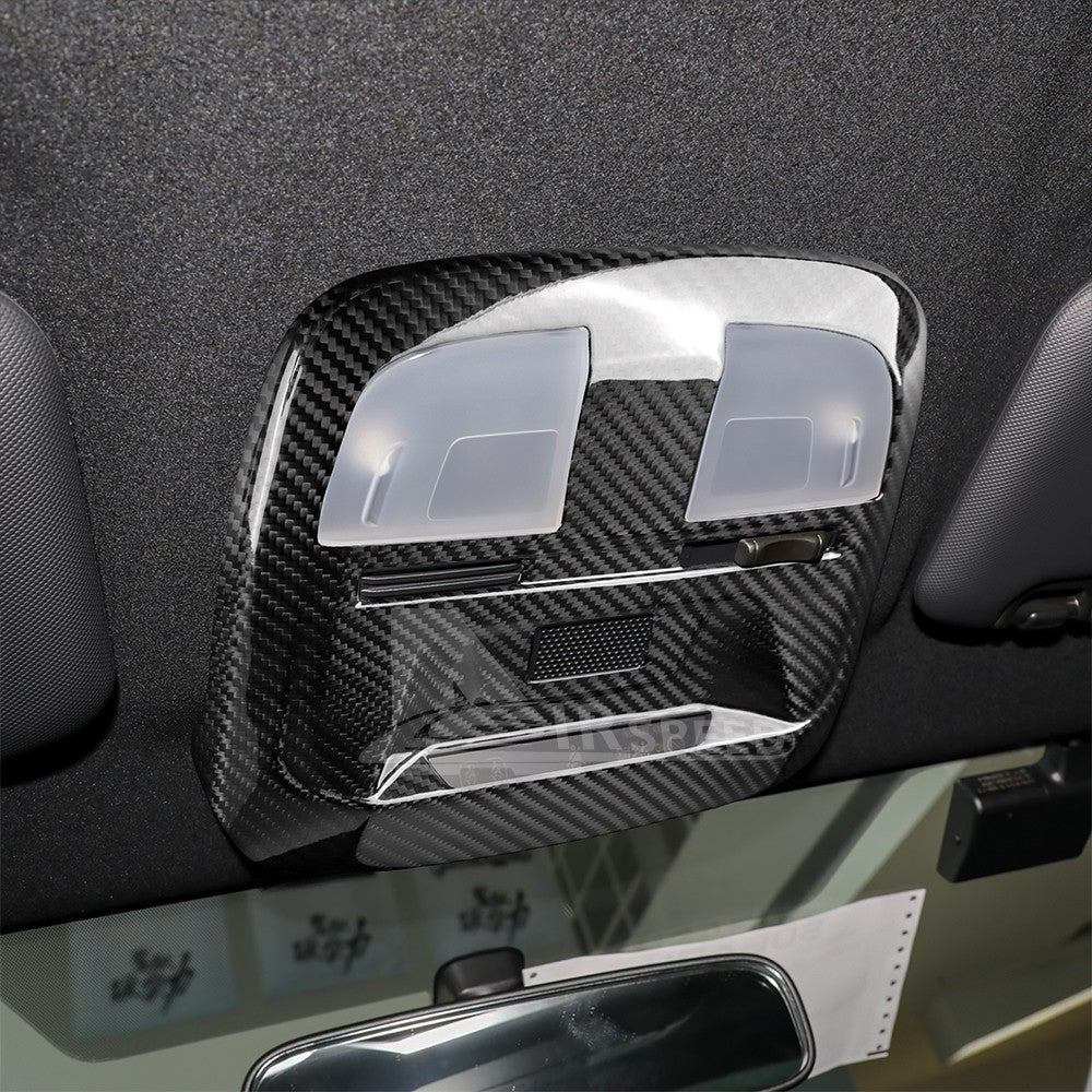 Reading Light Cover BLACK HARD Carbon Fiber for Toyota GR86 Subaru BRZ 2021-2023 - detail view 7