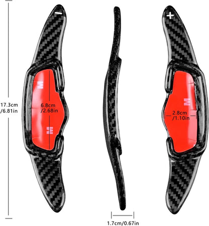 Real Carbon Fiber For Kia K5 2020-2025 Steering Wheel Paddle Shifter Extension - detail view 3