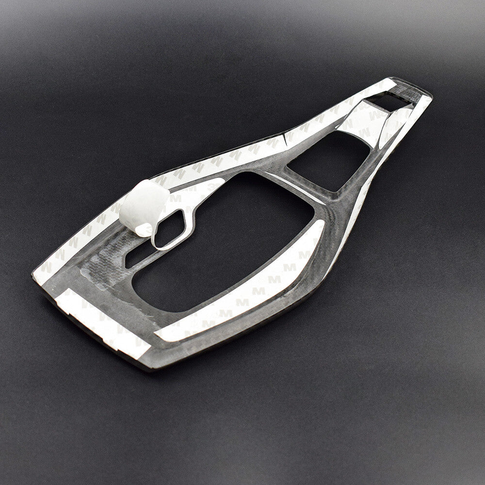 Real Carbon Fiber Gear Shift Panel Cover Sticker For Chevrolet Camaro 2016-2019
