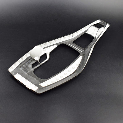 Real Carbon Fiber Gear Shift Panel Cover Sticker For Chevrolet Camaro 2016-2019