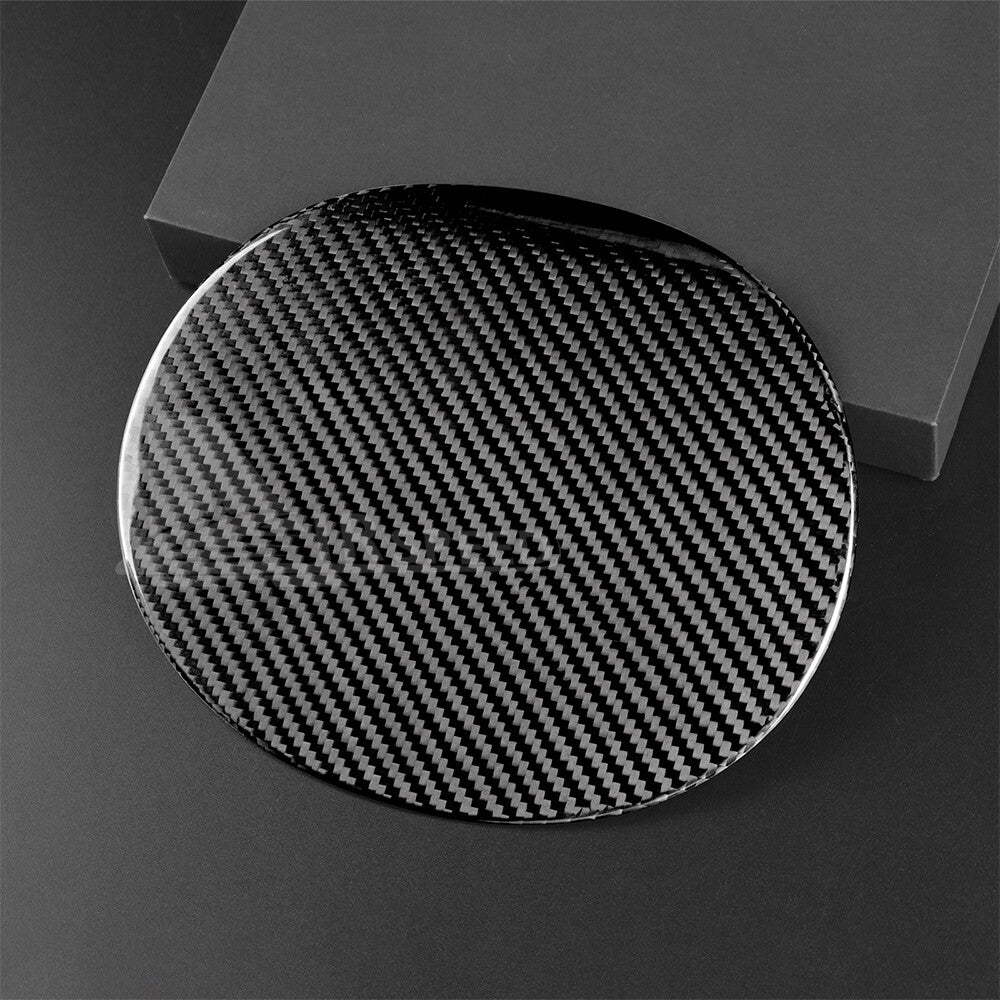 REAL HARD Carbon Fiber Fuel Gas Tank Cap Panel Cover For Subaru WRX 2022-2025 - detail view 7