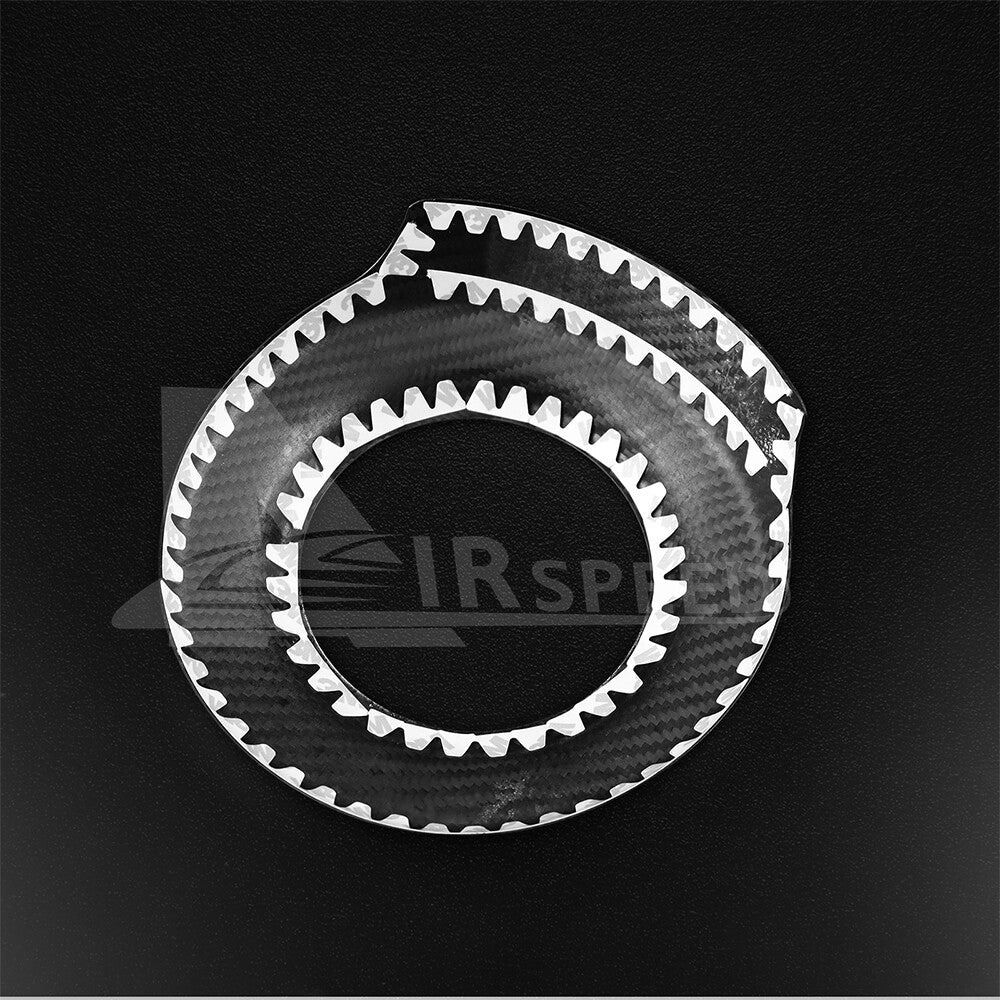 For Subaru BRZ GR86 17-2024 REAL HARD Carbon Fiber Steering Wheel Center Cover - detail view 9