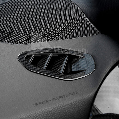 For BRZ GR86 2022-2025 Dashboard Air Vent Outlet Frame Cover Hard Carbon Fiber - detail view 8