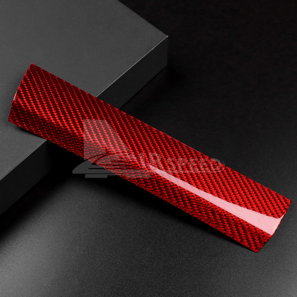 Air Conditioner Button Lower Cover Red Hard Carbon Fiber for BRZ GR86 2021-2025 - detail view 7