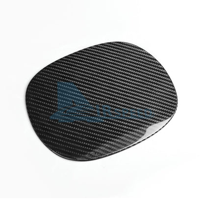 Black Real Hard Carbon Fiber Fuel Cap Panel Sticker for MINI F65 (2024-2025) - detail view 9