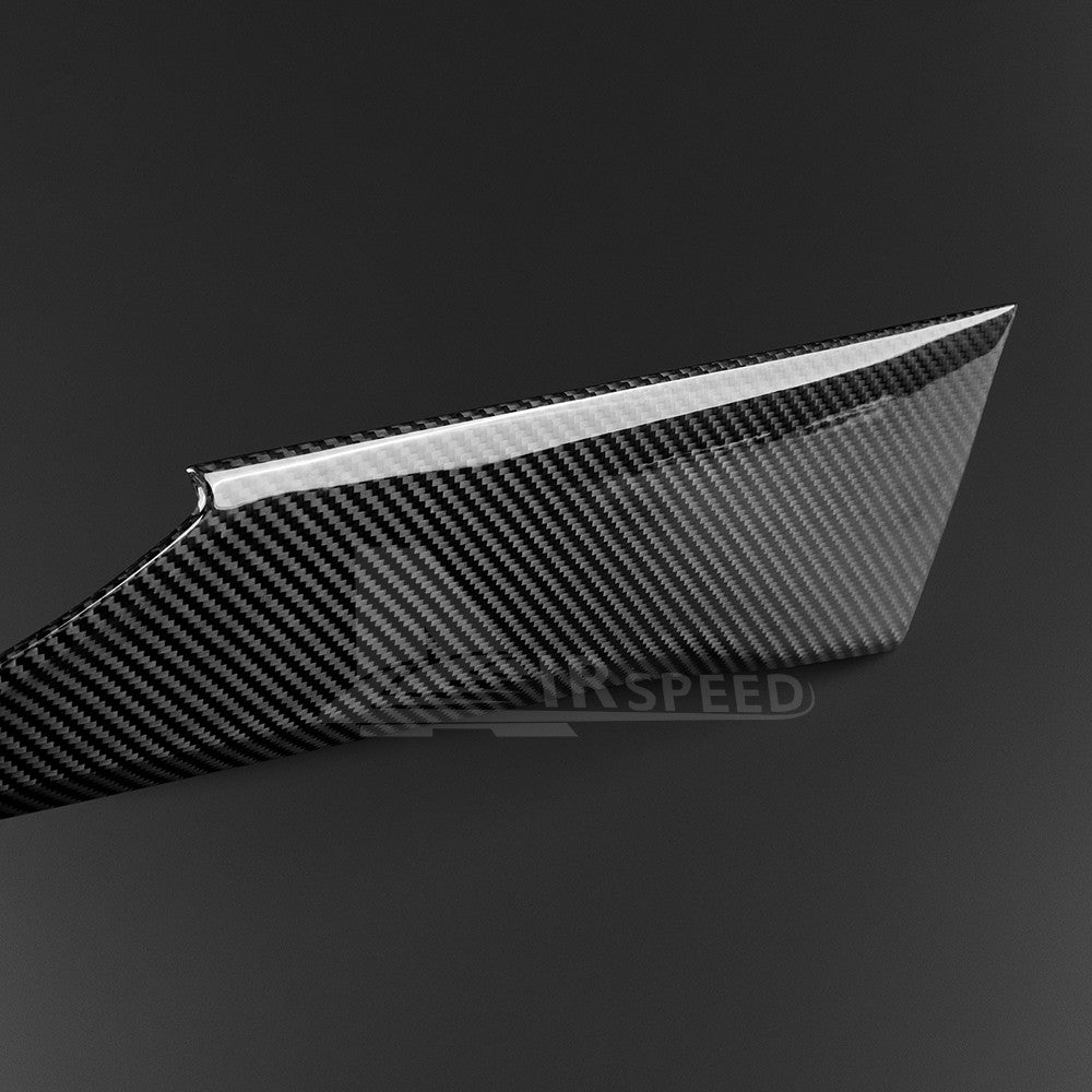 Passenger Copilot Front Dash Fit Subaru Crosstrek 2024 REAL HARD Carbon Fiber - detail view 6