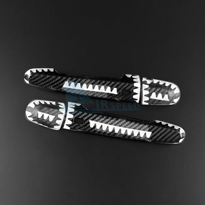 For Chevrolet Camaro 2016-2024 HARD Carbon Fiber Exterior Door Handle Cover Trim
