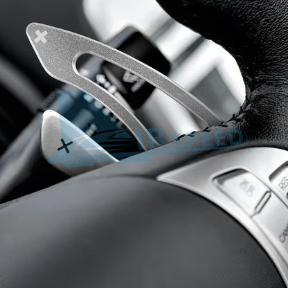 For Hyundai Genesis Coupe 09-2011 Steering Wheel Paddle Shifter Extension Silver - FREE GIFT
